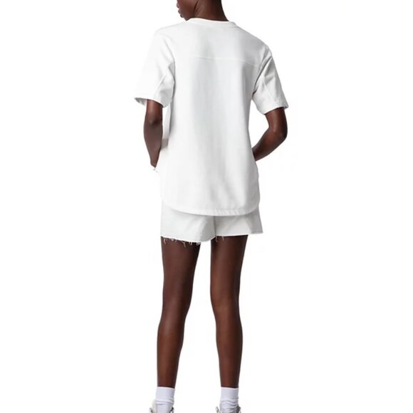 NWT Zadig & Voltaire Bow Mo Terry Palmier Tee Women's Size S, White MSRP $248 - Picture 7 of 10